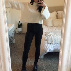 Abercrombie high rise skinny jeans